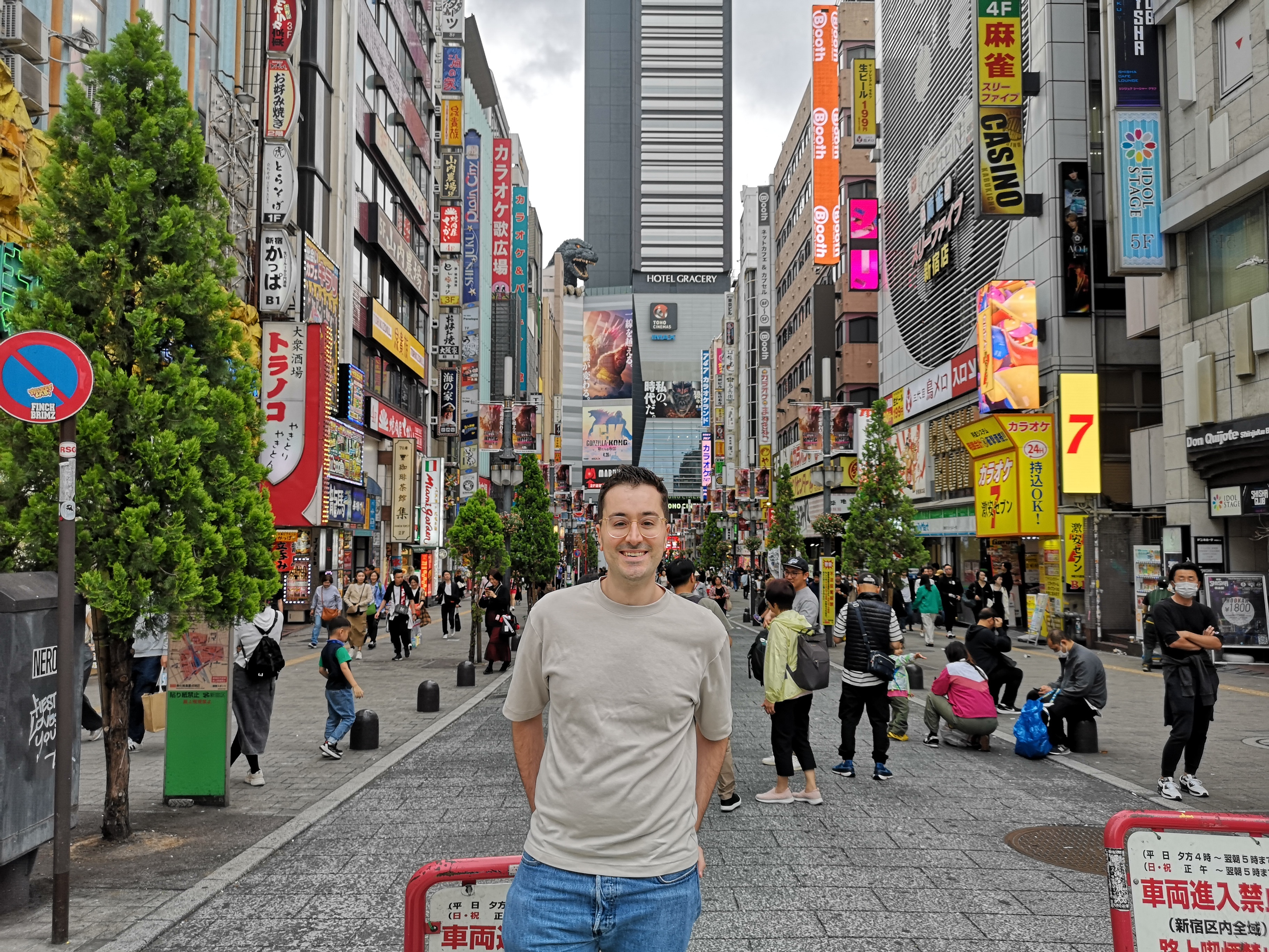 Eduardo Rodríguez Hernández, becario de la Fundación, en Tokio